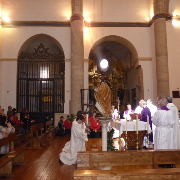 Eucaristía en la iglesia de San Andrés