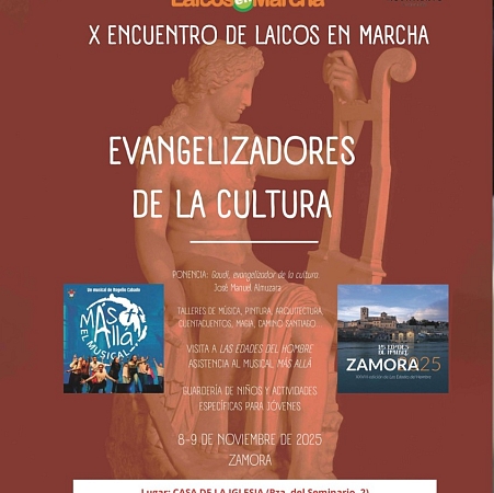 Zamora acoge el X Encuentro Nacional “Laicos en Marcha”