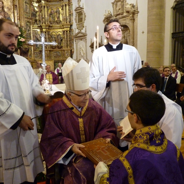 Ordenación de diácono de Agustín Crespo