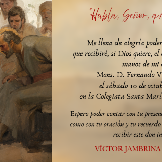 Víctor Jambrina será ordenado diácono el 10 de octubre en la Colegiata de Toro