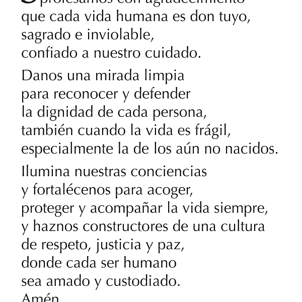 La Diócesis de Zamora se une a la Jornada por la Vida con una celebración diocesana el 25 de marzo