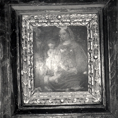 Pintura de la Virgen María y el Niño de Carrascal
