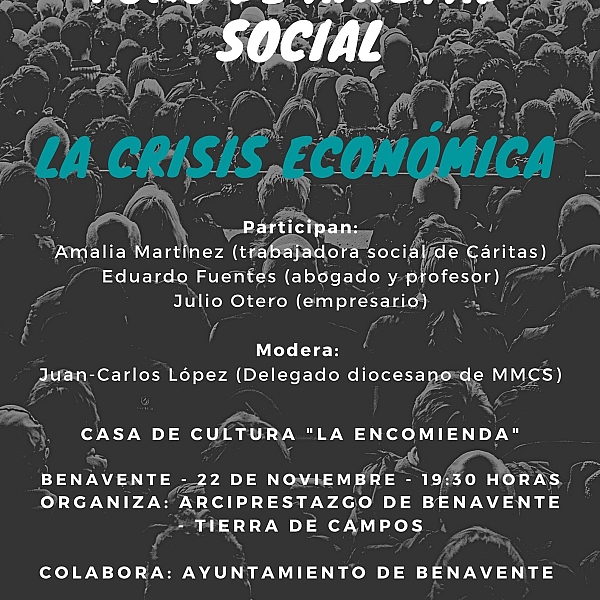 La crisis económica, a debate en Benavente