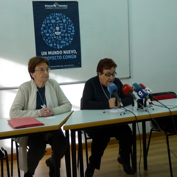 Presentación de la campaña de Manos Unidas en rueda de prensa