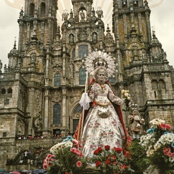 La Concha peregrina a Santiago junto a los zamoranos