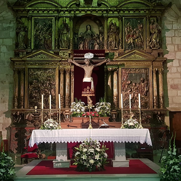 Traslado del Cristo de Morales del Vino a la iglesia parroquial