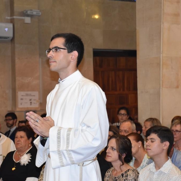 Ordenación de diácono de Juan José Carbajo y Millán Núñez