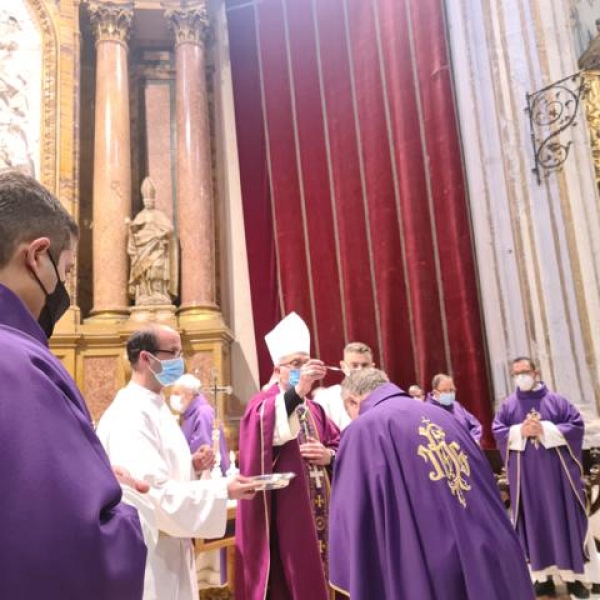 Miércoles de ceniza en la catedral