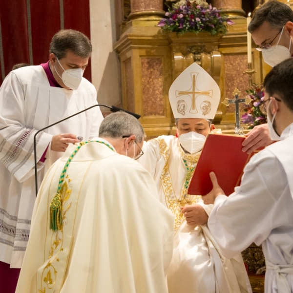 Ordenación y toma de posesión de don Fernando