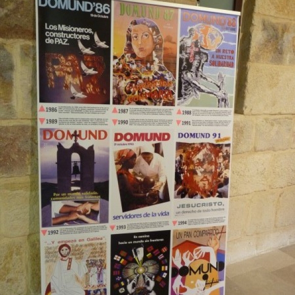 Exposición de carteles del DOMUND