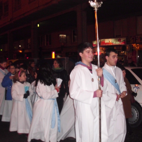 Procesión de la Virgen de Lourdes