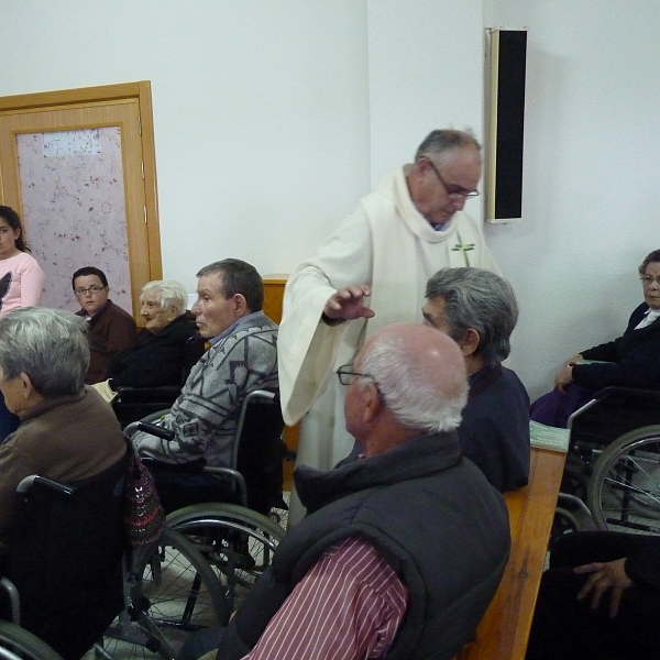 Signo jubilar del arciprestazgo de Sayago en la residencia de Fermoselle