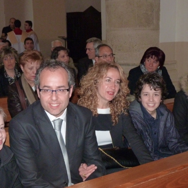 Eucaristía en la iglesia de San Andrés