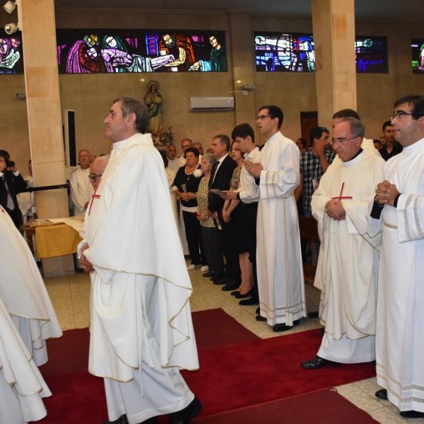 Ordenación de diácono de Juan José Carbajo y Millán Núñez