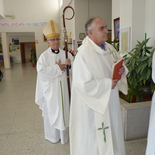 Signo jubilar del arciprestazgo de Sayago en la residencia de Fermoselle