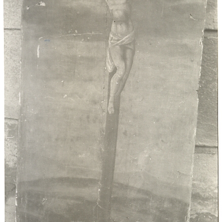 Pintura de Cristo Crucificado de Carrascal