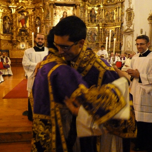 Ordenación de diácono de Agustín Crespo