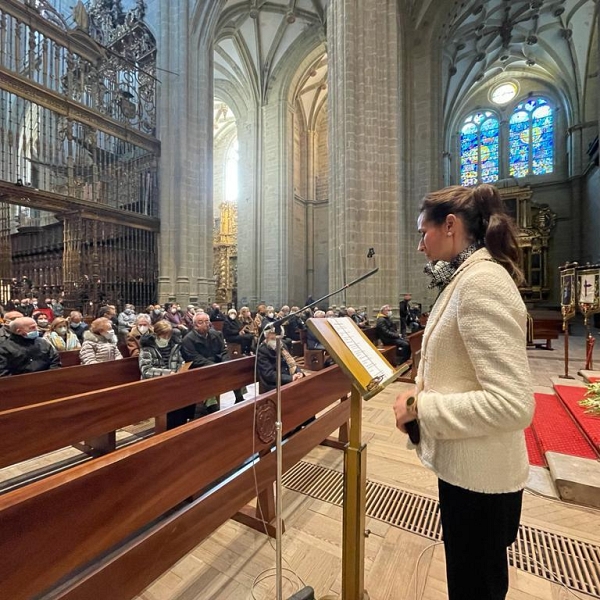 El obispo, pregonero de la Semana Santa de Astorga