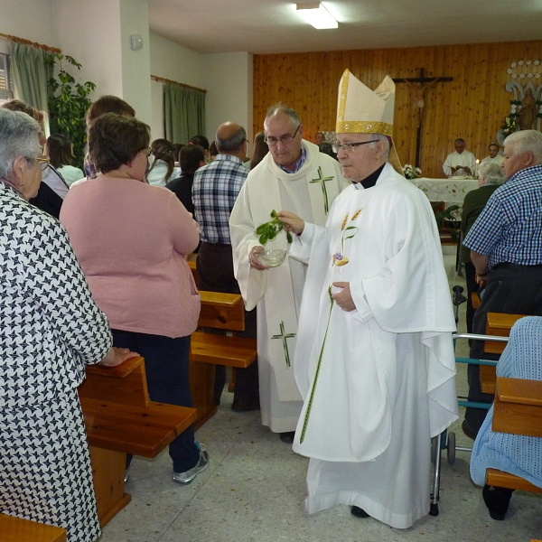 Signo jubilar del arciprestazgo de Sayago en la residencia de Fermoselle