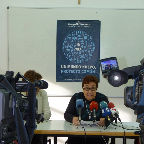 Presentación de la campaña de Manos Unidas en rueda de prensa