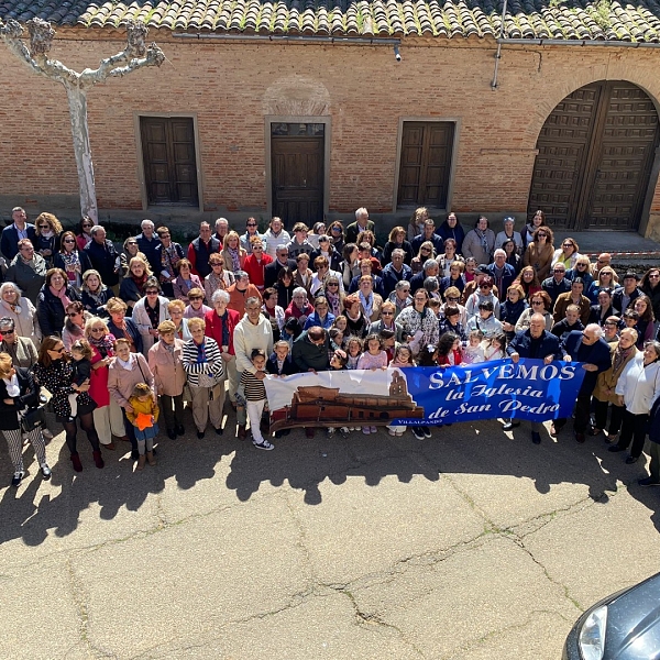 Villalpando continua la campaña para salvar su última iglesia histórica