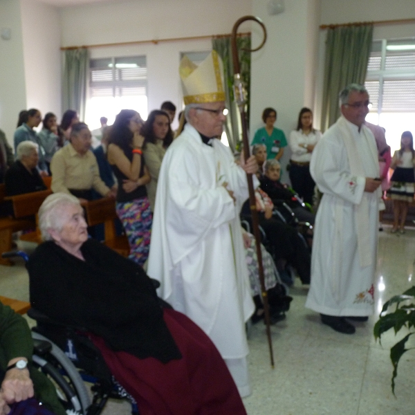 Signo jubilar del arciprestazgo de Sayago en la residencia de Fermoselle