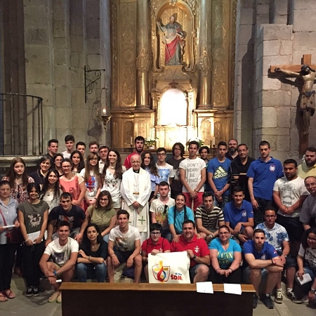 Envío de los jóvenes participantes en la JMJ