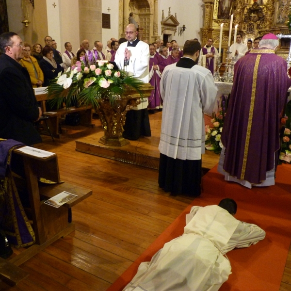 Ordenación de diácono de Agustín Crespo