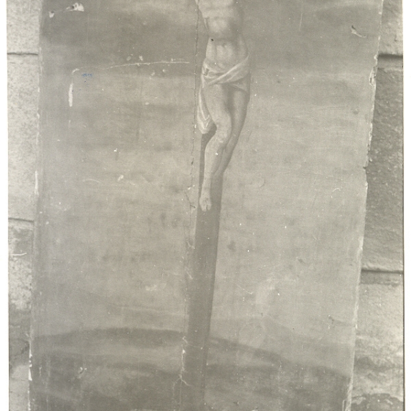 Pintura de Cristo Crucificado de Carrascal