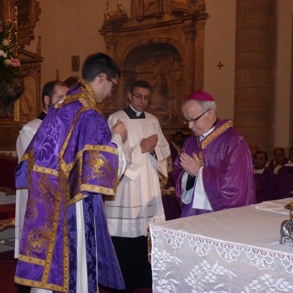 Ordenación de diácono de Agustín Crespo