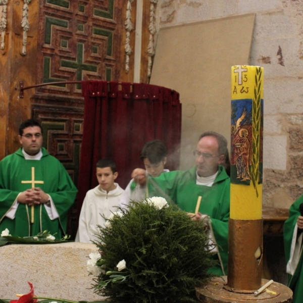 Toma de posesión de los nuevos sacerdotes en S. Ildefonso