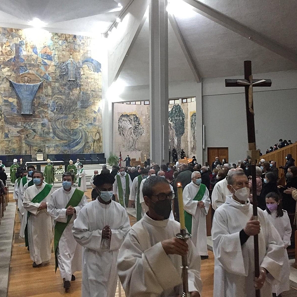 Monseñor Valera asiste a la despedida del obispo de Braganza
