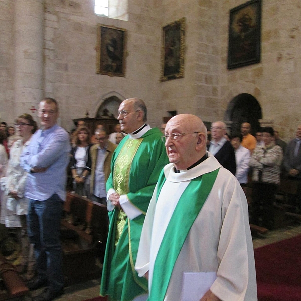 Despedida de Benito Peláez y Juan Mateos de San Ildefonso