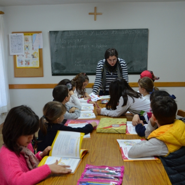 Sesión de catequesis en Zamora