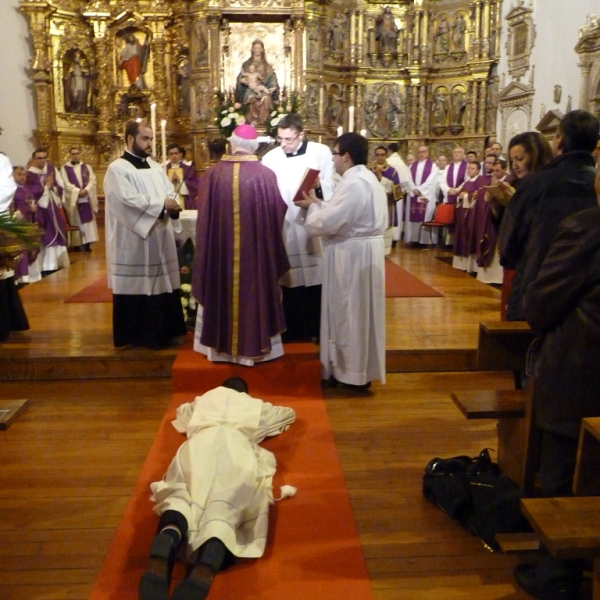 Ordenación de diácono de Agustín Crespo