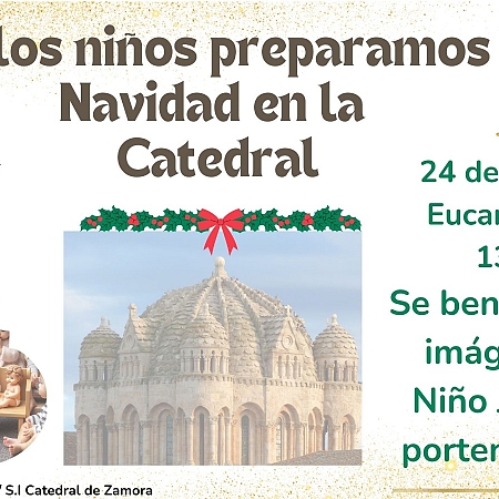 Preparando la Navidad con los niños en la catedral