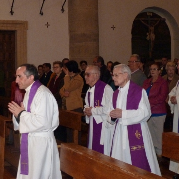 Eucaristía en la iglesia de San Andrés