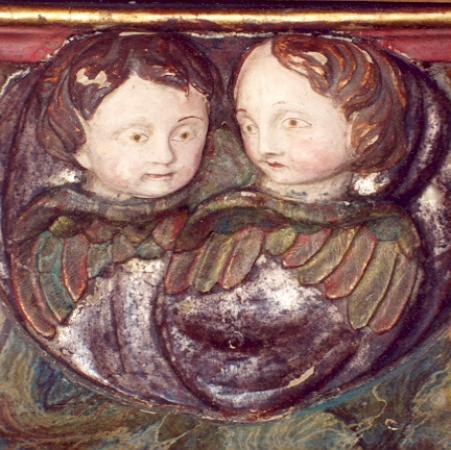 Cabezas de angelitos de Montamarta