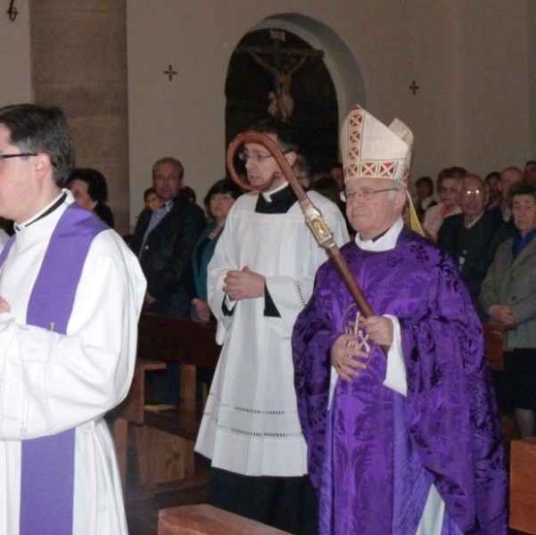 Eucaristía en la iglesia de San Andrés