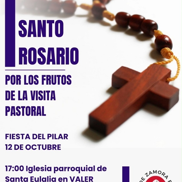 REZO DEL SANTO ROSARIO POR LOS FRUTOS DE LA VISITA PASTORAL A ALISTE