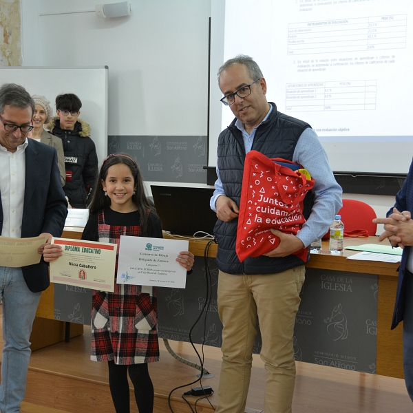 Entrega de premios de la delegación diocesana de enseñanza.