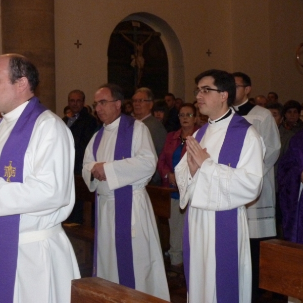 Eucaristía en la iglesia de San Andrés