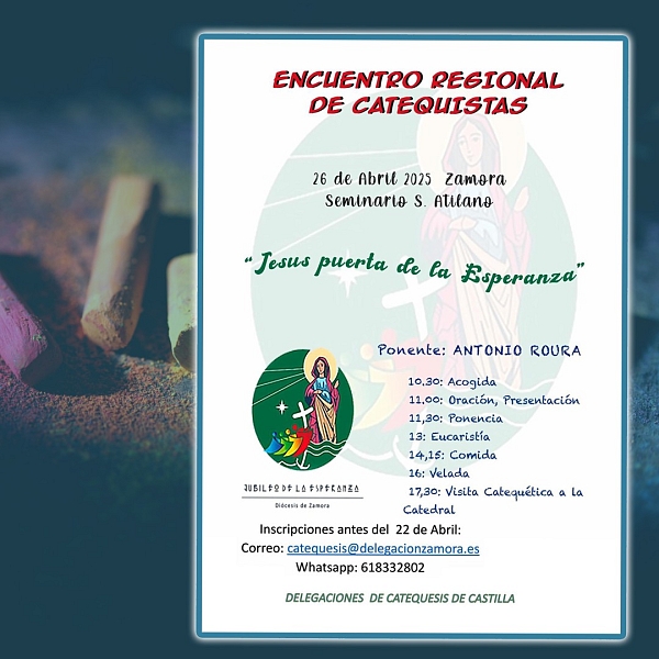 Zamora acogerá el Encuentro Regional de Catequistas