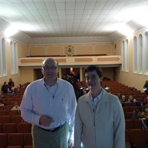 Almudena y Justino en las XIII Jornadas Diocesanas