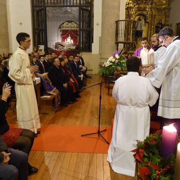 Ordenación de diácono de Agustín Crespo