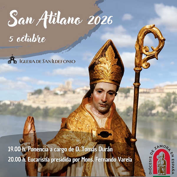 La diócesis celebra San Atilano con una conferencia y una eucaristía en San Ildefonso