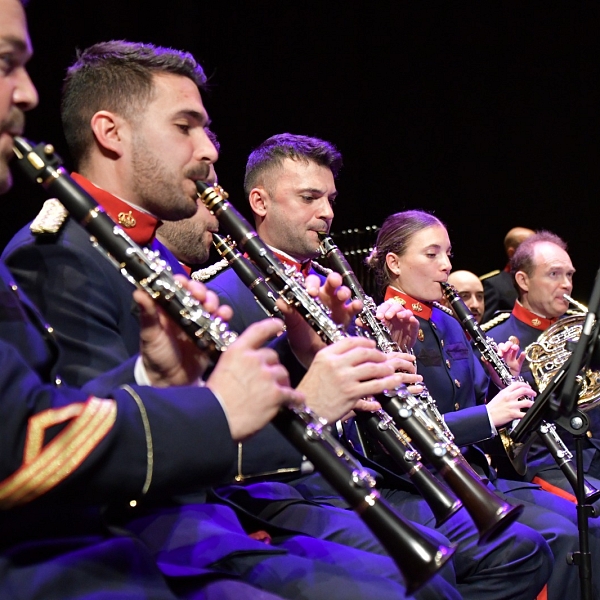 Éxito rotundo en el concierto de la Unidad de Música de la Guardia Real organizado por la Diócesis