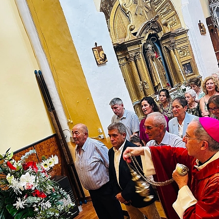 La parroquia de Prado recupera, tras 27 años, la procesión de Santa Marina
