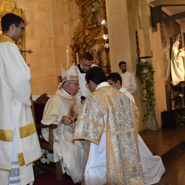 Ordenación de diácono de Juan José Carbajo y Millán Núñez