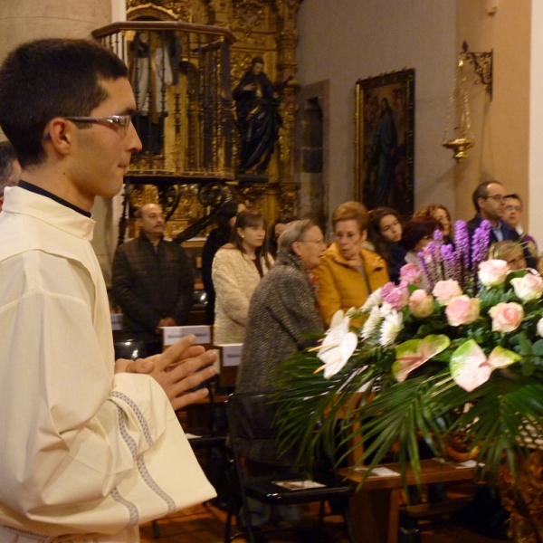 Ordenación de diácono de Agustín Crespo